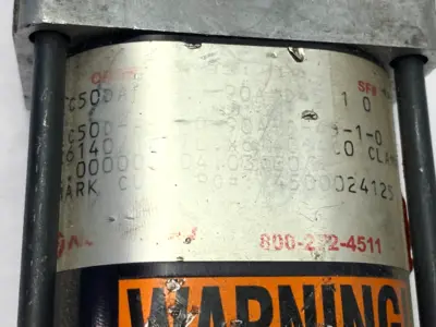 Used Norgren Pneumatic Cylinder MISSING CLAMP & DAMAGED Pneumatic Cylinders Michigan US | Maverick Industrial Sales #1392445