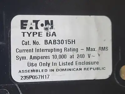 USED EATON BAB3015H