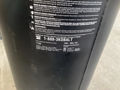 Used KOBALT 26 GAL QUIET TECH Tank Mounted Air Compressors Michigan US | Miedema Asset Management Group #1321225