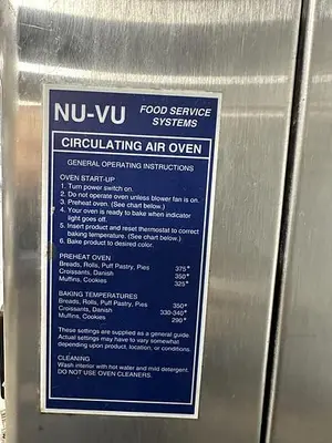 USED NU-VU EQUIPMENT UB-10S