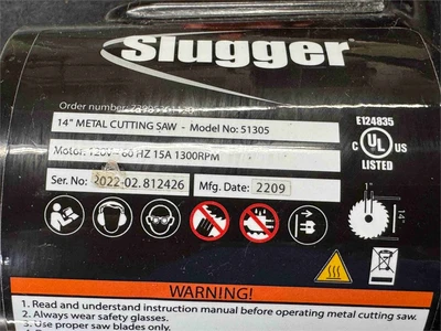 Used 2022 SLUGGER 51305 Cut-Off Saws Oregon US | MachineryMax #1547112