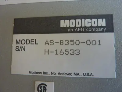 USED MODICON AS-B350-001