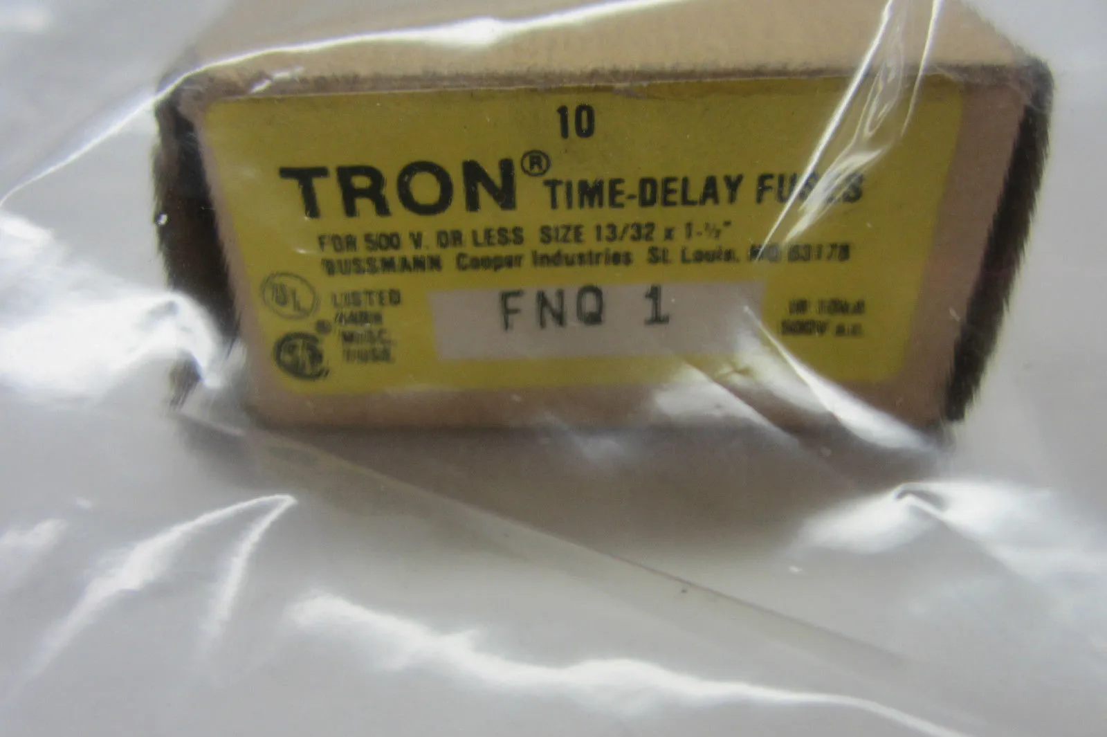 9 NEW TRON FNQ-1 FUSES FNQ1