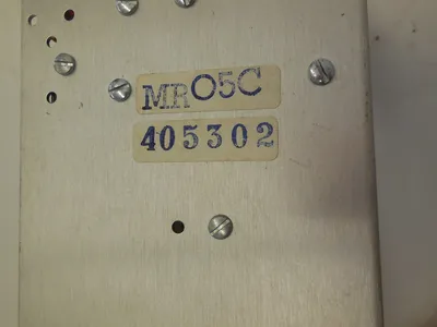 B & B MOTOR & CONTROL CORP. MR-05C SPEED CONTROL MR05C