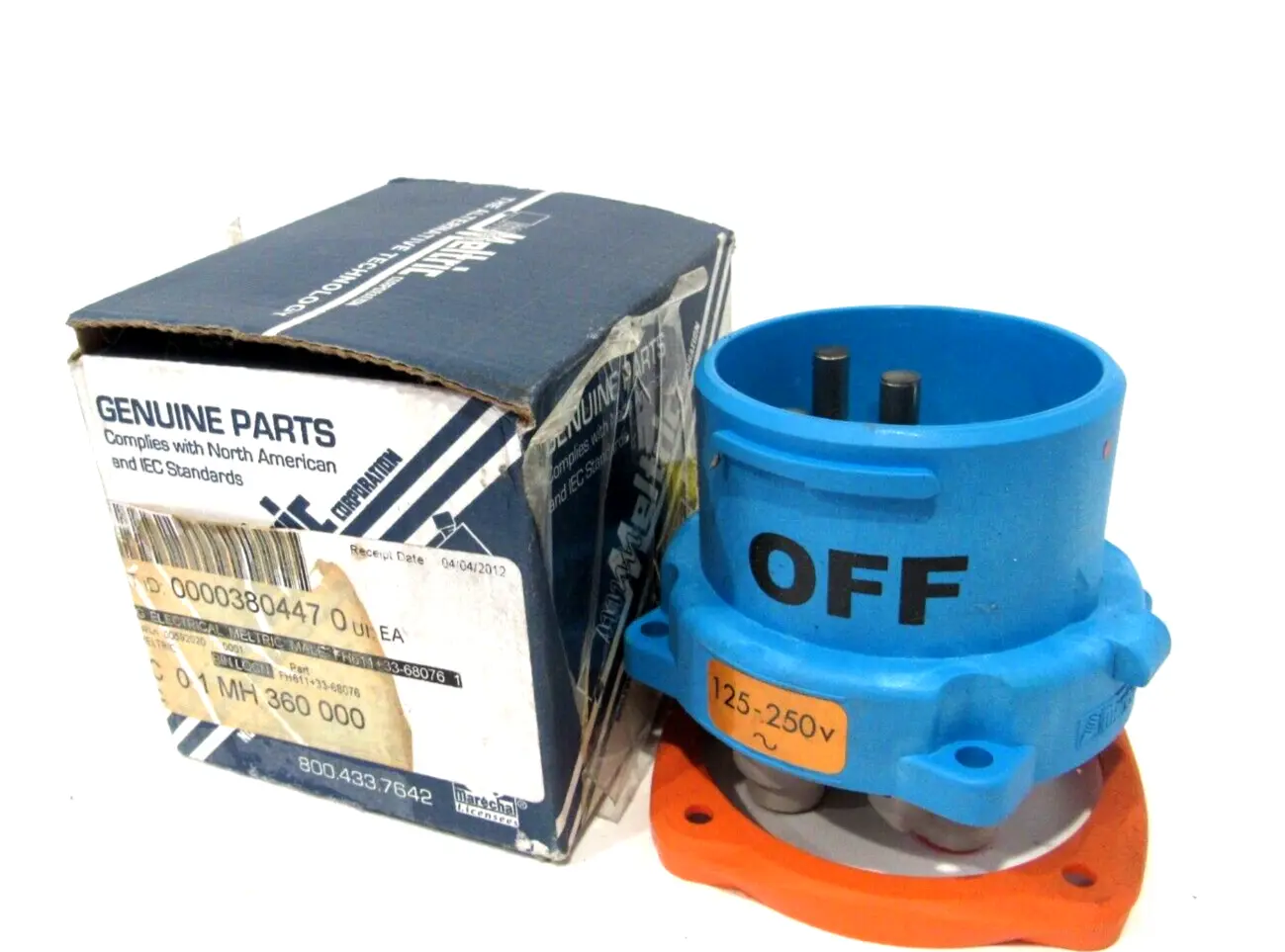 NEW MELTRIC 33-68076 INLET PLUG 3368076