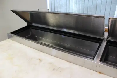 BISON BPT 67", 2 Door, Pizza Prep Table Refrigerator Commercial NSF