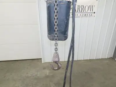 Coffing JF 1/4 Ton Electric Chain Hoist 16 FPM 9' Lift 230/460V 3PH