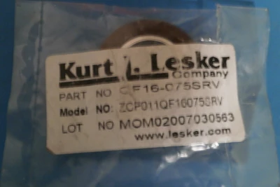 NEW Kurt Lesker QF16-075-SRV