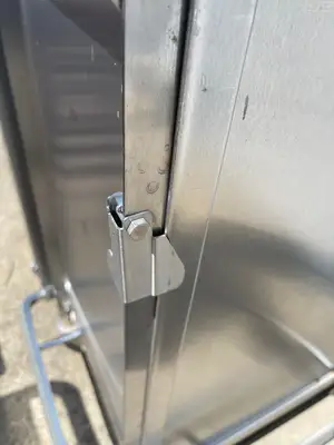 Used Lakeside Used LAKESIDE Food Tray Cart: 6 Trays, Non-Pass-Through, 1 Doors, Stainless Steel - SS48 Restaurant Equipment (Miscellaneous) Illinois US | Falcon Restaurant Supply #1376163