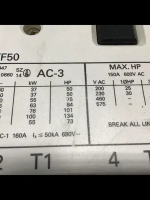 USED SIEMENS 3TF5022-OAK6