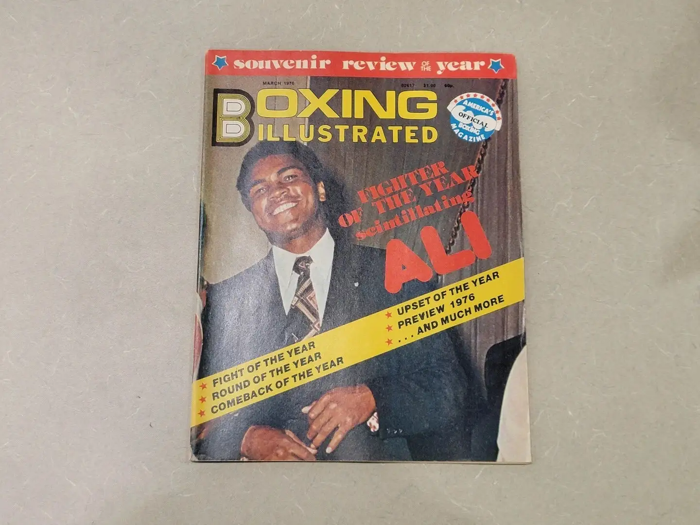 USED BOXING MARCH 1976