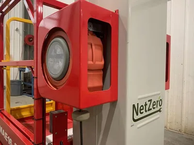 New | in-Stock 2026 MEC MMAE16 "ALL-ELECTRIC" VERTICAL MAST LIFT Scissor Lifters Alberta CA | Adcock Equipment #1417612