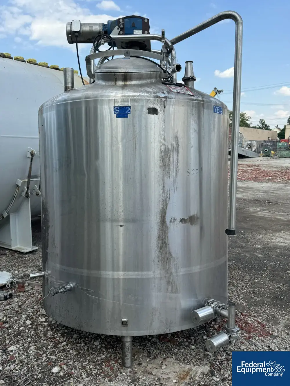 USED DCI 700 Gal DCI Processor Kettle, 304 S/S, 120#