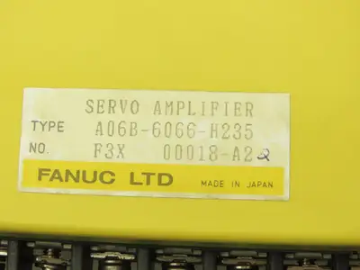 Fanuc A06B-6066-H235 Fanuc Servo Amplifier A208-1004-0861/05A