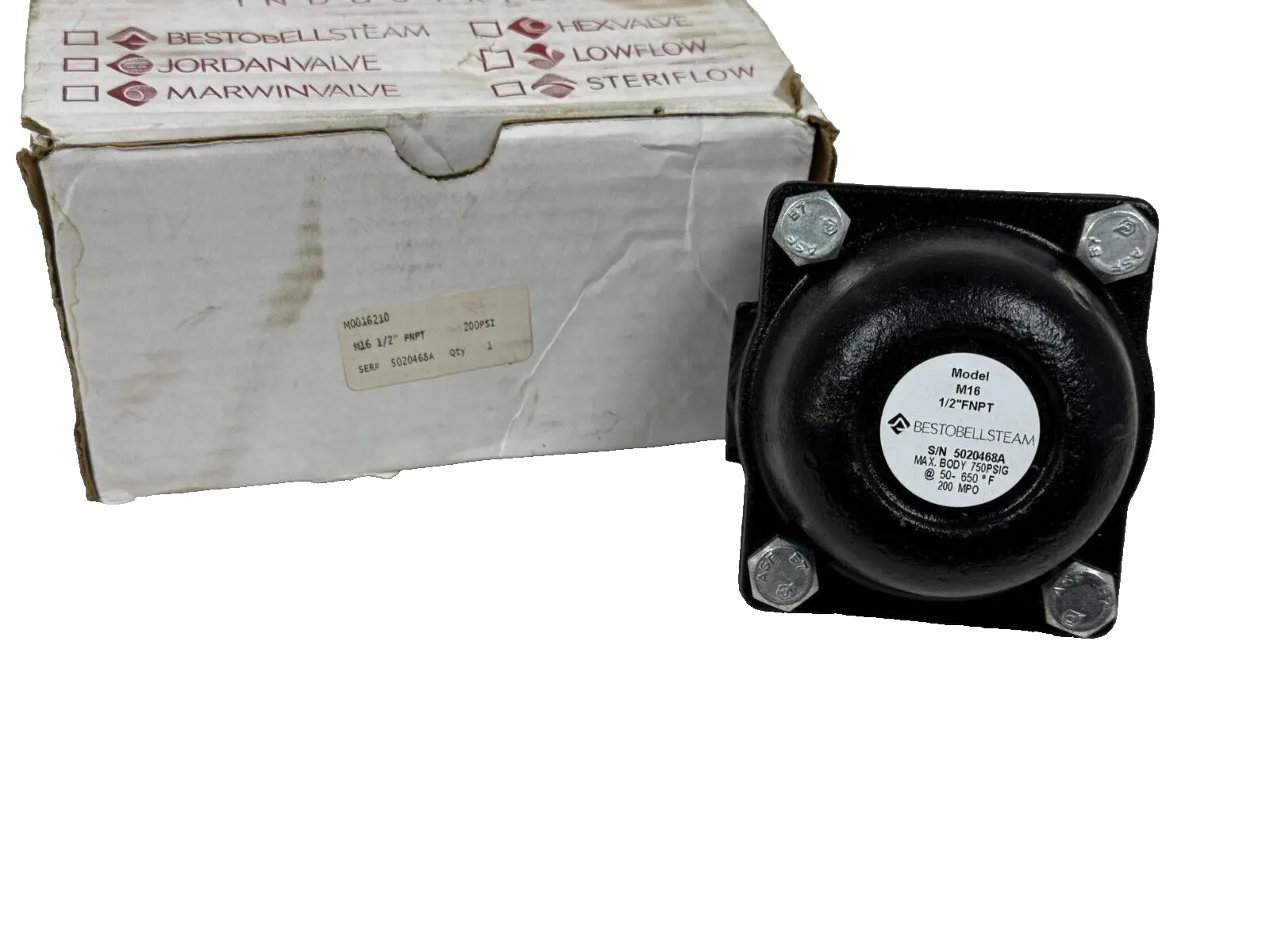 NEW BESTOBELL STEAM MODEL: M16 STEAM TRAP 1/2'' FNPT M0016210