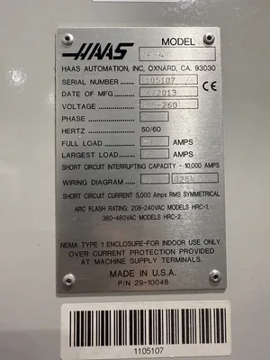 2013 HAAS VF-4 Vertical Machining Centers | GMT (16)