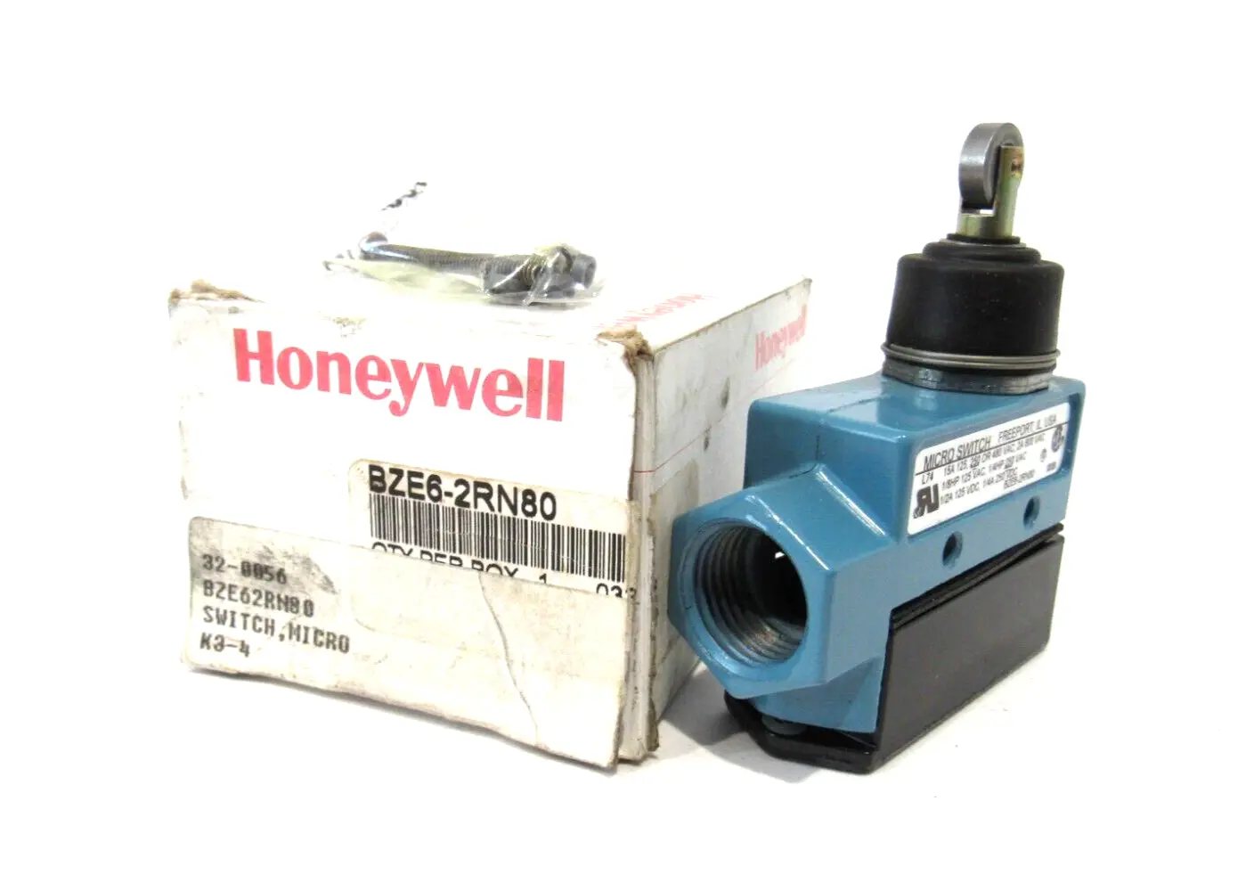 NEW HONEYWELL BZE6-2RN80 LIMIT SWITCH BZE62RN80