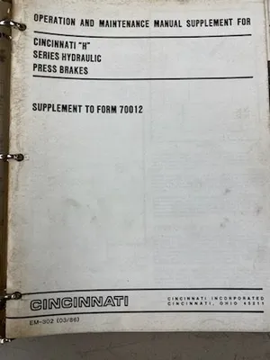 USED 1964 CINCINNATI 400H12