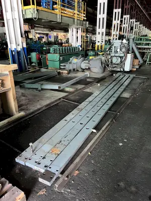 400 TON RODGERS MODEL #1F400 HYDRAULIC INCLINED FRAME HORIZONTAL WHEEL PRESS