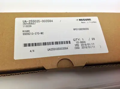 New | in-Stock Misumi Linear Guide Self-Lubrication Block Linear Guides Michigan US | Maverick Industrial Sales #1397451