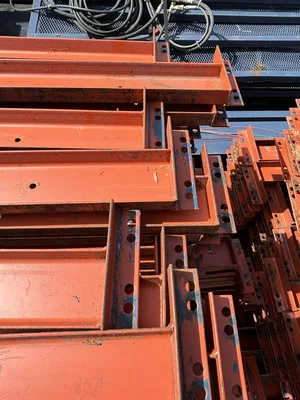 Structural Pallet Rack Beam 4″ x 100″ racking rail shelving racks warehouse