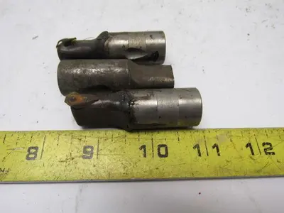 Dayton LP075 225 .625 .312 Oblong Hole Punch Die Tooling Ball Lock Lot Of 3