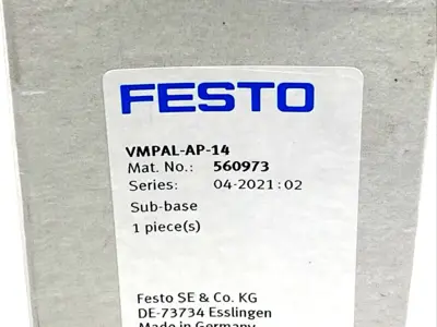 560973, VMPAL-AP-14 | Festo VMPAL-AP-14 Pneumatic Valve Sub-Base 560973 - New