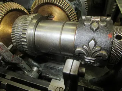 3382-385 Antique RA LIENHARD SUISSE Chaux-De-Fonds Horizontal & Vertical Rotary Engine TURNING / BROCADING MACHINE