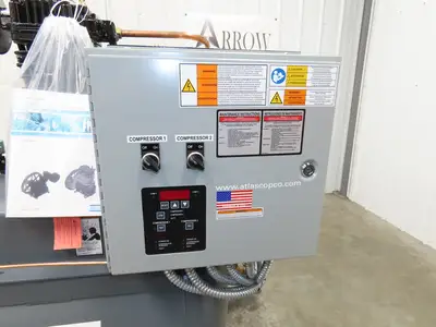 Atlas Copco CR7.5 Reciprocating Duplex Air Compressor 51CFM 7.5HP 3Ph 120 Gal