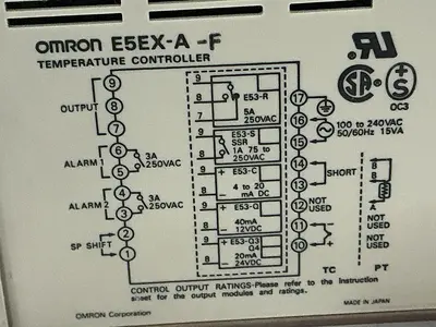 USED OMRON E5EX-A-F