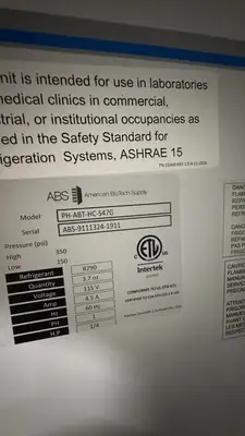 Used American BioTech Supply PH-ABT-HC-S47G Lab Refrigerators Texas US | PT Medical Technologies #1458652