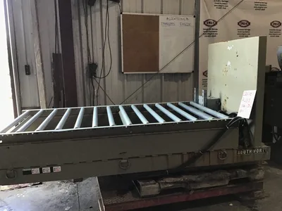 Southworth 8ft X 4ft Roller Conveyor Hydraulic Scissors Lift 2500lb