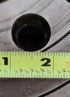 FACE PLATE FOR LATHE, 19-5/8" DIAMETER, A2-8 MOUNT