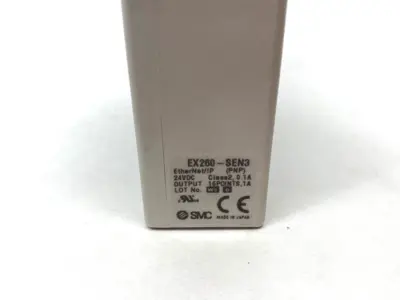 Used SMC COMPACT SERIAL INTERFACE UNIT, PNP 16-POINT, 24VDC PLC Input & Output Michigan US | Maverick Industrial Sales #1089388