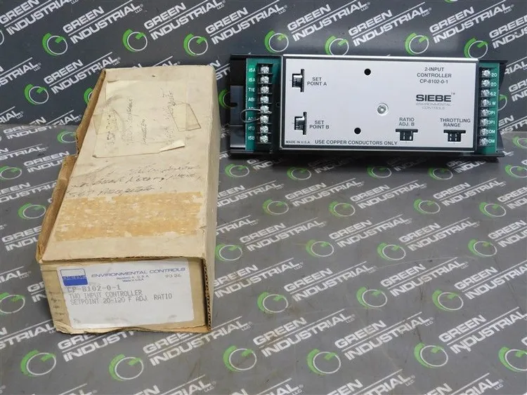 Used SIEBE CP-8102-0-1 Electrical Controls | Green Industrial #680559