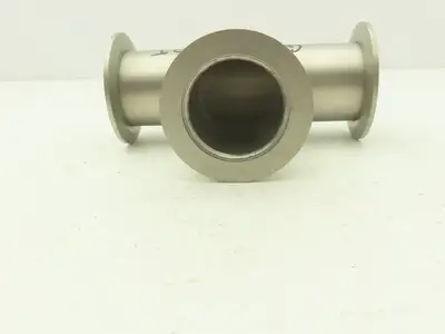 A&N Corporation Q50-200-T 2" NW 50 ISO-QF-Tee Flange Stainless Steel A = 3.2