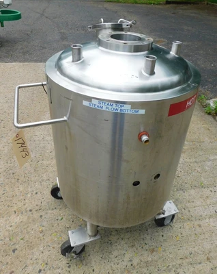 USED LEE JACKETED PROCESS TANK 200 LUDBT