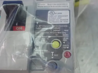 New | in-Stock FUJI ELECTRIC EW50RAGU Circuit Breakers | HGR 24 #731915