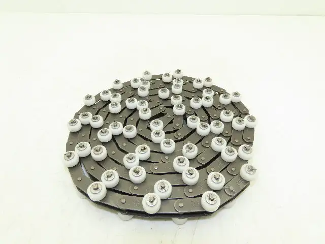 Tsubaki RF2040S-1LPSR-T-CP Chain Outboard Rollers 10' Long 1" Double Pitch