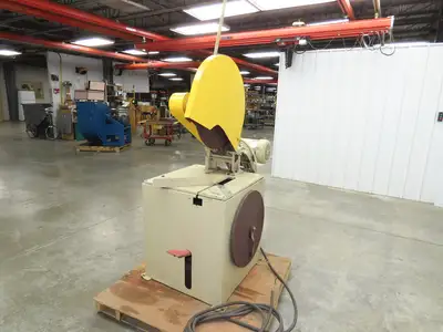 Everett 16-MIT Cut Off Abrasive Metal Saw 16" Blade Exhaust Blower 10Hp 3210RPM