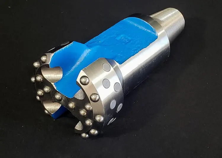 Used TRIDENT SUPREME 8" FLAT FACE CARBIDE BUTTON CABLE TOOL DRILL BIT 2-1/4"X3-1/4" CONNECTION Drills Pennsylvania US | East West Machinery & Drilling #1485569