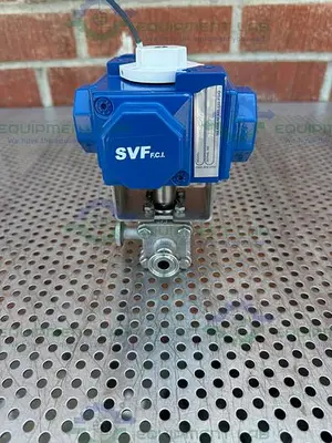 USED COMPACT H2O SR-2CR 1/90 QUARTER TURN ACTUATOR W/ SVF BALL VALVE 1/2"
