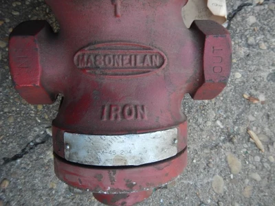 Masoneilan 1" 250 Rating, Cast Iron Socket Weld Control Valve