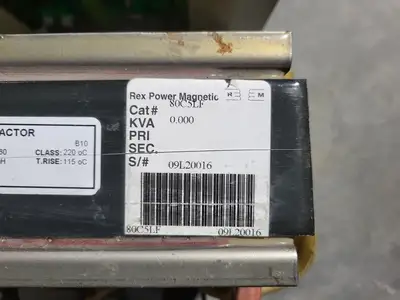 Used REX POWER MAGNETICS 80C5LF Transformers British Columbia CA | Lenmark #913552