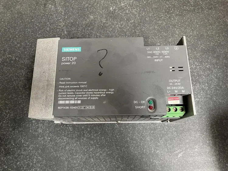 Used SIEMENS SITOP POWER 20 6EP1436-1SH01 Misc Electrical & Power Parts BE | Apt International N.V #363632