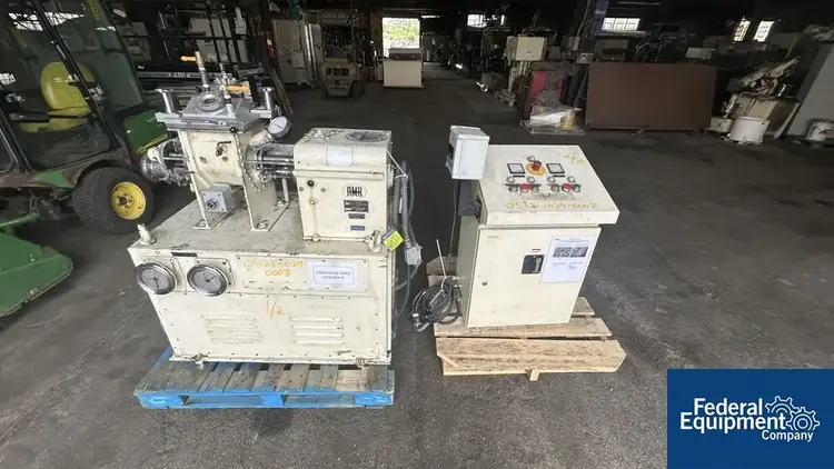 Used AMK 4 Liter AMK Extrusion Knead Mixtruder, S/S, Double Arm Mixers Ohio US | Federal Equipment Company #203721