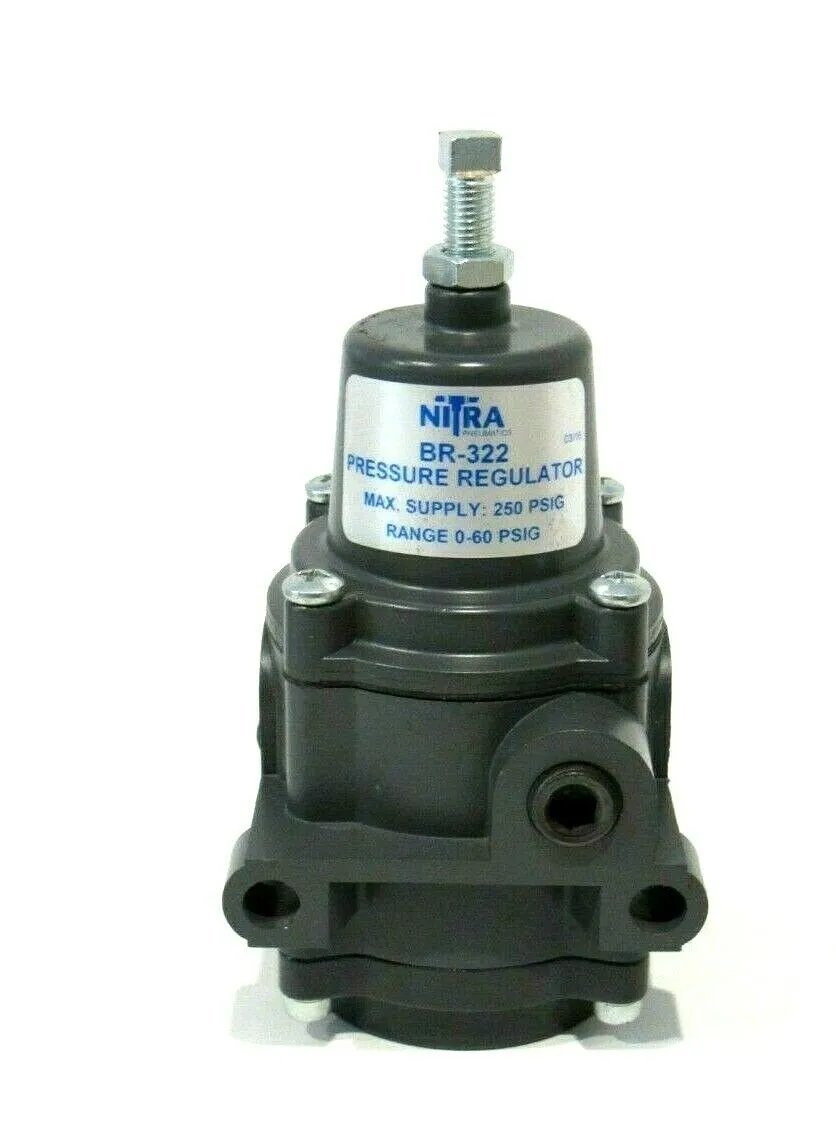 NEW NITRA PNUMATICS BR-322 REGULATOR BR322