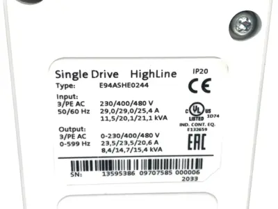 USED LENZE HIGHLINE 9400, E94ASHE0244