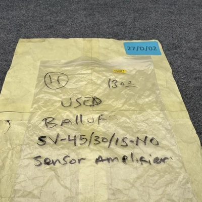 Used Balluf SV-45/30/15-N-O Miscellaneous MRO California US | Davliegogo LLC #1710122