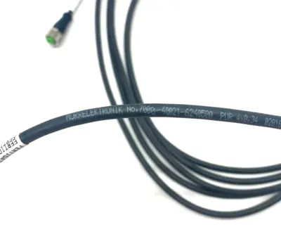 USED MURRELEKTRONIK EOL CORDSET M12 MALE 0°/FEMALE 0° A-COD.